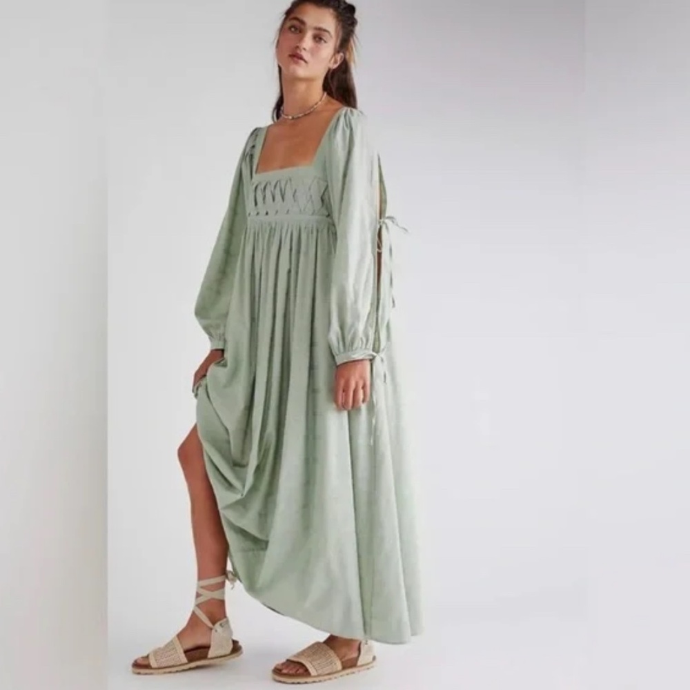 Free People Dreamweaver Dress, Size Small in Mermaid Tail Color